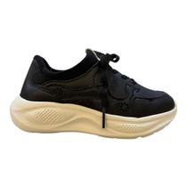 Tenis Infantil Menina Pink Cats Casual Superleve Amarração Básico Jogging V5822 Preto Tenis Infantil Menina Pink Cats Casual Superleve Amarração Básico Jogging V5822 Preto