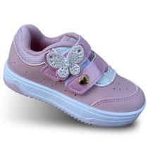 Tênis Infantil Menina Sem Cadarço KIDY HAPPY Feminino 3130051 Tênis Infantil Menina Sem Cadarço KIDY HAPPY Feminino 3130051
