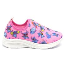 Tênis Infantil Menina Stitch Calce Fácil Confortável Estiloso Escolar Casual Volta as Aulas Tênis Infantil Menina Stitch Calce Fácil Confortável Estiloso Escolar Casual Volta as Aulas