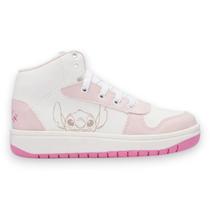 Tênis Infantil Menina Stitch Cano Alto Licenciado Disney Original