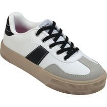 Tênis Infantil Menina XT 25 Branco/Preto - Pampili