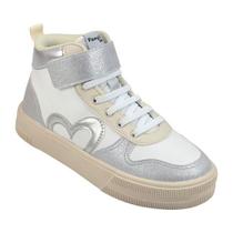 Tênis Infantil Menina XT25 Branco/Prata - Pampili