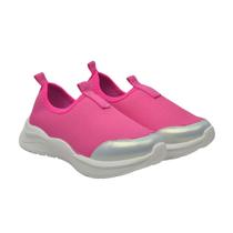 Tênis Infantil Meninas Calce Facíl Estilo Lançamento Barato Pink