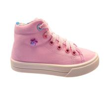 Tênis Infantil Meninas Cano Alto Botinha Estrela Blitzz