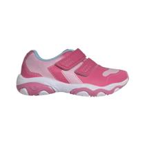 Tênis Infantil Meninas Kidy Play Rosa Com Tira Aderente Tênis Infantil Meninas Kidy Play Rosa Com Tira Aderente
