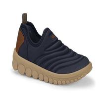 Tênis Infantil Menino Bibi Escolar Roller 2.0 Azul Marinho/Caramelo Cor:Azul Marinho/CarameloTamanho:29