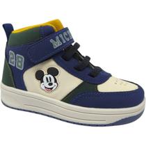 Tênis Infantil Menino Botinha Casual Dia a Dia Passeio Escola Conforto Disney Dyan Dmy08kr