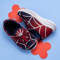 Tênis Infantil Menino Confortável Calce Facil Aranha T41 - B2A KIDS