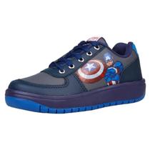 Tenis Infantil Menino Confortavel Marvel Capitao America