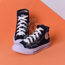 Tênis Infantil Menino e Menina Black Jhons Botinha Escolar Militar Azul Marinho