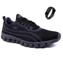 Tenis Infantil Menino e Menina Escolar e Relogio LEGE23-INF-RELO1 Preto