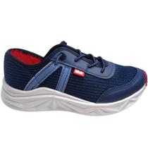 Tênis Infantil Menino Jogging Running Calce Fácil Jump Respi-Tec Kidy 436-0002