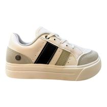 Tenis Infantil Menino Kidy Conforto Retrô Listras Básico Plataforma 45700017632 Branco Tenis Infantil Menino Kidy Conforto Retrô Listras Básico Plataforma 45700017632 Branco