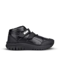 Tênis Infantil Menino Kidy Ultra Flex Preto Cano Médio Casual Confortável Leve -
