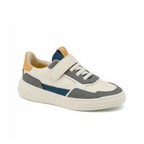 Tênis Infantil Menino Klin Capri Kids 356 Off White/Grafite Tênis Infantil Menino Klin Capri Kids 356 Off White/Grafite
