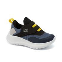 Tênis Infantil Menino Klin Freedom Mini Chumbo/Preto/Gelo Tamanho:23 Tênis Infantil Menino Klin Freedom Mini Chumbo/Preto/Gelo Tamanho:23