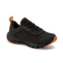 Tenis Infantil Menino Klin Mini Jump Preto/Laranja Tenis Infantil Menino Klin Mini Jump Preto/Laranja