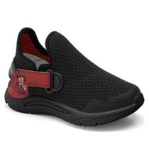 Tênis Infantil Menino Klin New Sport Mini 199 Preto/Vermelho