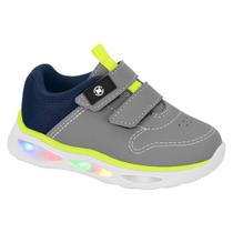 Tenis Infantil Menino LED tiras autocolantes Molekinho 2620116 Tenis Infantil Menino LED tiras autocolantes Molekinho 2620116