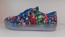 Tênis Infantil Menino Marvel com Led Tênis Infantil Menino Marvel com Led