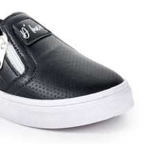 Tênis infantil Menino Menina Sem Cadarço Com Ziper Slip Tênis infantil Menino Menina Sem Cadarço Com Ziper Slip
