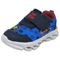 Tenis Infantil Menino Patrulha Canina Led Dia a Dia Kid Star Tenis Infantil Menino Patrulha Canina Led Dia a Dia Kid Star