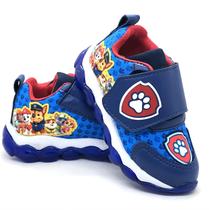 Tênis infantil Menino Patrulha Canina Luz de Led Personagem Tênis infantil Menino Patrulha Canina Luz de Led Personagem