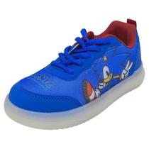 Tenis Infantil Menino Sonic Luz de Led Dia a Dia Kid Star Tenis Infantil Menino Sonic Luz de Led Dia a Dia Kid Star