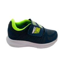 Tenis Infantil Menino tiras autocolantes Kids Casual Verde