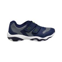 Tênis Infantil Meninos Calce Fácil Com Fecho Fácil + Brinde Kidy 007M