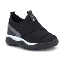 Tênis Infantil Meninos Novopé iTweens Elástico Preto Tênis Infantil Meninos Novopé iTweens Elástico Preto