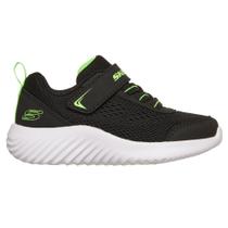 Tênis Infantil Meninos Skechers Bounder Quantarun Preto Tênis Infantil Meninos Skechers Bounder Quantarun Preto