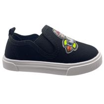 Tênis Infantil Meninos Slip On Lona Sider Molekinho 2133.181 Tênis Infantil Meninos Slip On Lona Sider Molekinho 2133.181