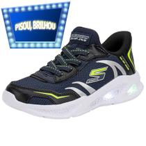Tênis infantil meteor ligths brisk beams skechers 303714l Tênis infantil meteor ligths brisk beams skechers 303714l