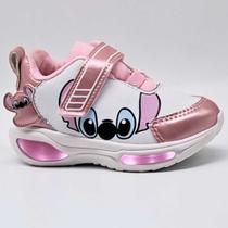Tênis Infantil Minipé Meninas Sticti Casual Com Led Mp2516