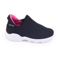 Tênis infantil mna Bloompy 4725 Levity Girls SlipOn elástico