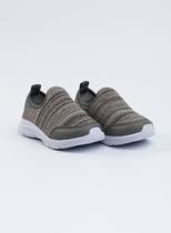 Tênis Infantil Molekada Menino Cinza Slip On Tênis Infantil Molekada Menino Cinza Slip On