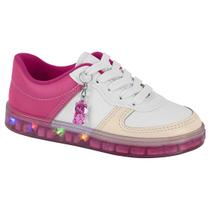 Tenis Infantil Molekinha Casual Com Enfeite Led 2558.202