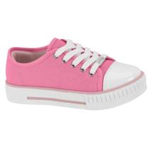 Tênis Infantil Molekinha Casual Lona Glitter Veneza Rosa