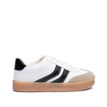 Tênis Infantil Molekinha Casual Napa Camurça Branco/Preto