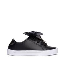 Tênis Infantil Molekinha com Laço de Tule Preto