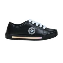 Tenis Infantil Molekinha Detalhe Brilho Feminino Preto Tenis Infantil Molekinha Detalhe Brilho Feminino Preto