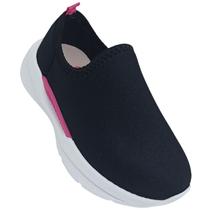 Tênis Infantil Molekinha Lycra Perola Macio e Prático Menina