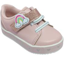 Tênis Infantil Molekinha Menina com Arco-Íris e Brilhos Tênis Infantil Molekinha Menina com Arco-Íris e Brilhos