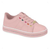Tênis Infantil Molekinha Menina Conforto Casual Escolar Original Cadarço Macio Fashion Criança Juvenil Sapato Plataforma Clássico A Volta Aulas