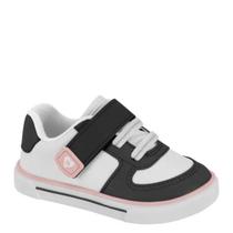 Tênis Infantil Molekinha Menina Conforto tiras autocolantes Calce Fácil