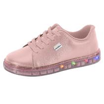 Tenis Infantil Molekinha Menina de Led 2558.200