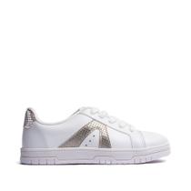 Tênis Infantil Molekinha Napa Branco/Dourado