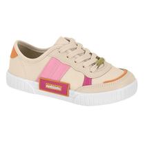 Tenis Infantil Molekinha Recortes Fashion