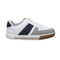 Tenis Infantil Molekinho Casual Cadarco Elastico Branco/Cinza